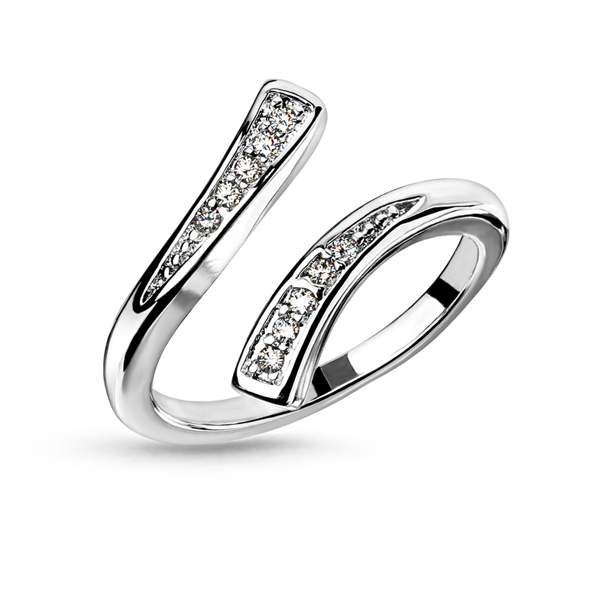 925 Sterling Silver CZ Toe Ring