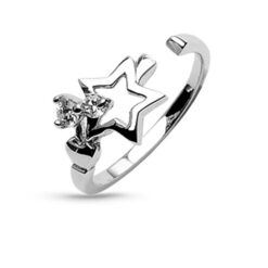 925 Sterling Silver Star Toe Ring